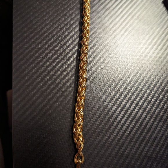 Monet Gold Tone Bracelet - Picture 4 of 5